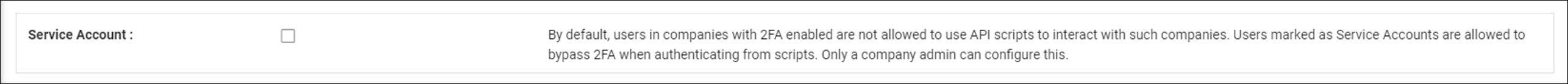 Enable 2FA