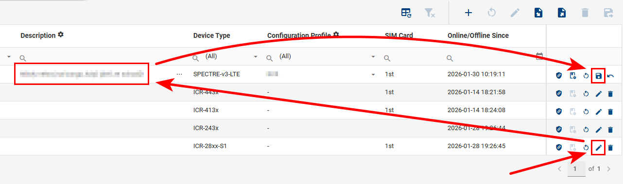 Edit Device Description
