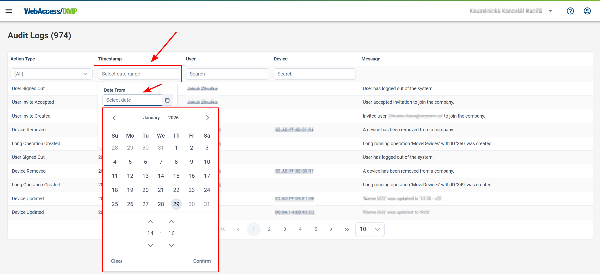 Filtering Audit Logs