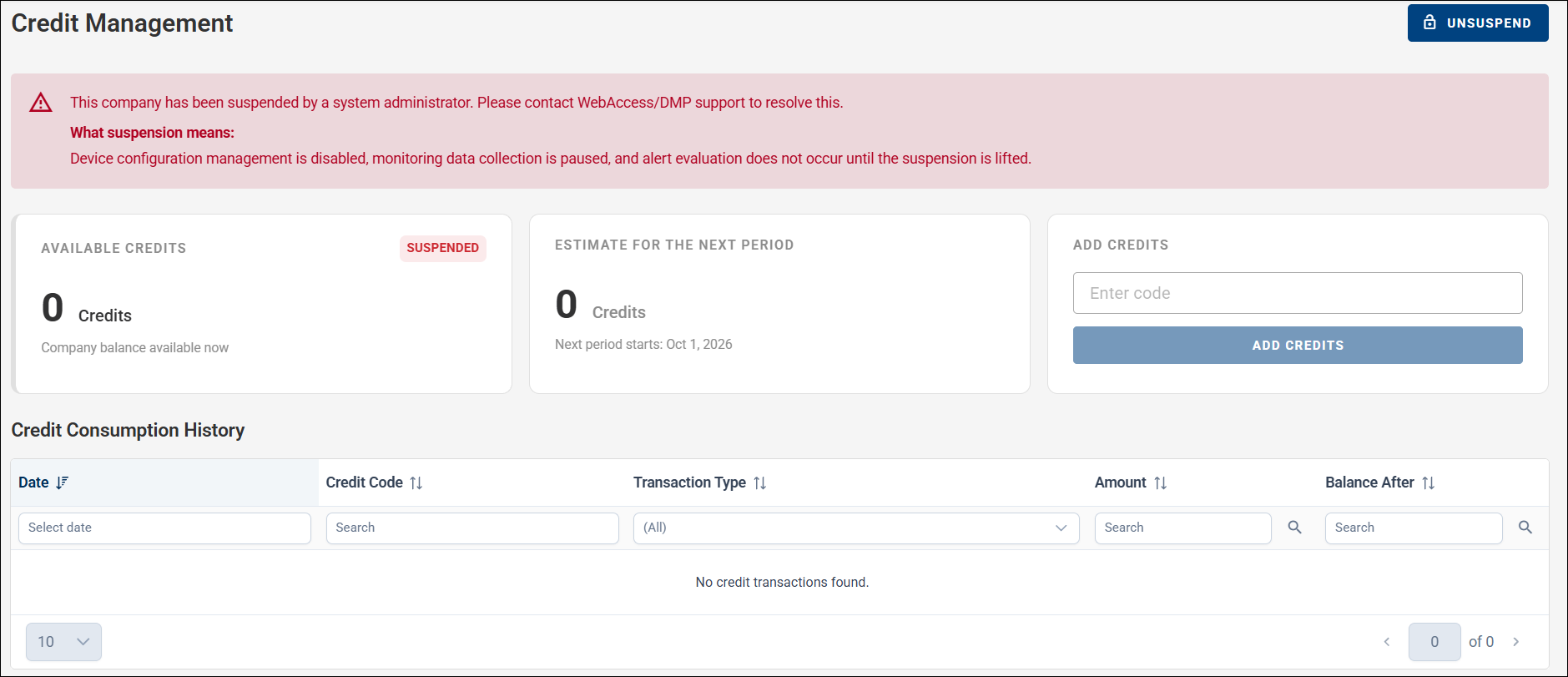 Credit Management