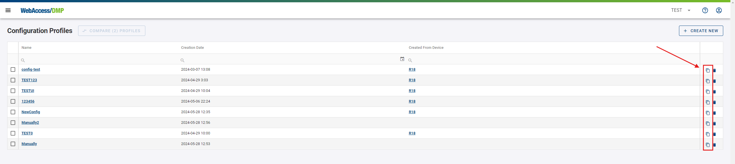 Config Profile Compare