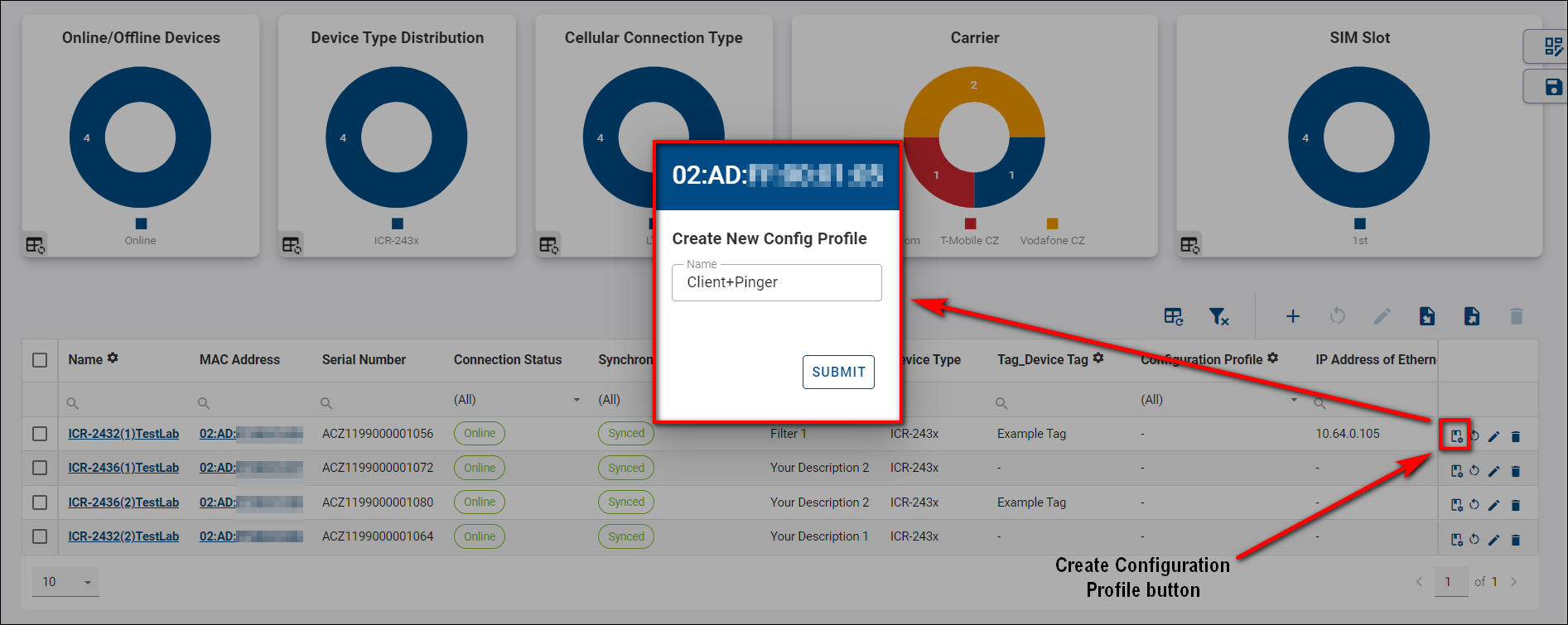 Create Configuration Profile