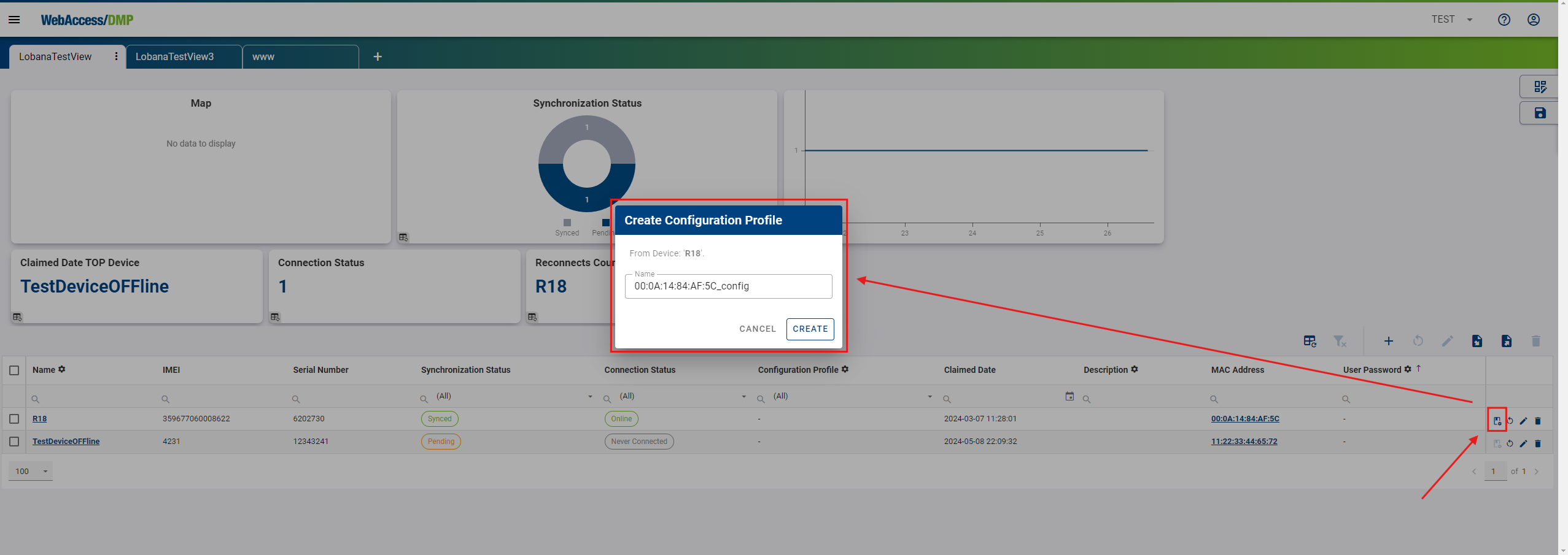 Create Configuration Profile