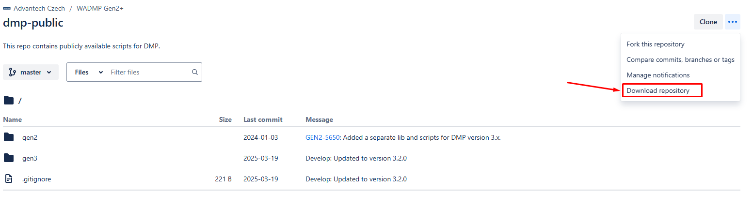 Download dmp-public repository