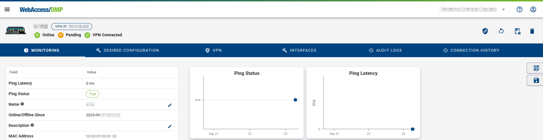 CSV export