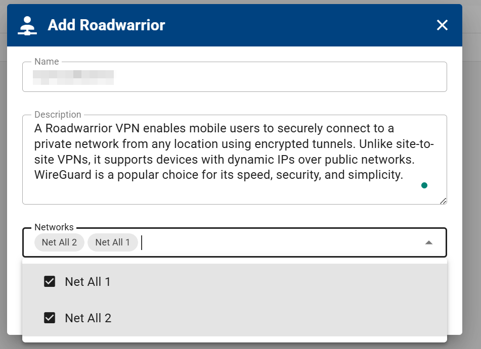 VPN Road Warriors